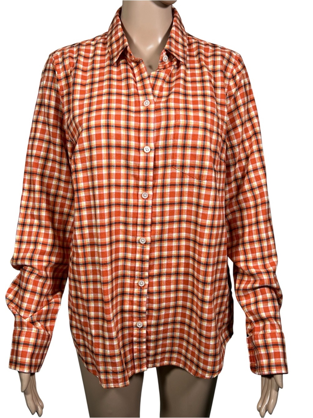 J. Crew Factory Flannel Shirt  Plaid Women's  Button Up  NWT